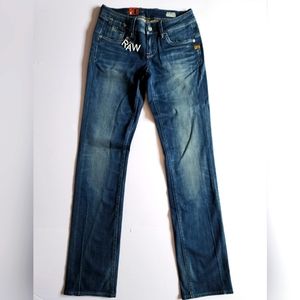 G-Star Track Wash Elect Straight Fit Jeans RAW Charm